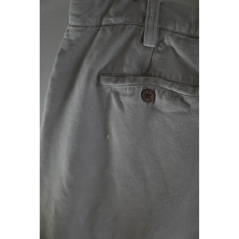 Tommy Bahama Relax Mens 38 Pleated 100% Silk Pants Khaki Beige Relaxed Trousers